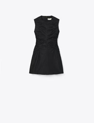  Đầm cotton phối lụa