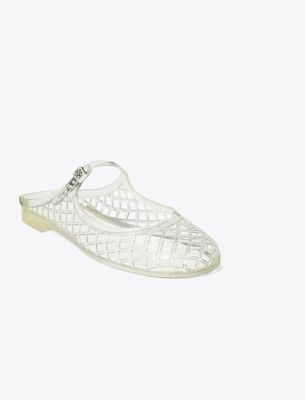 Tory Burch designer sandals Ines Multi-Strap Slide in CAMELLO angle