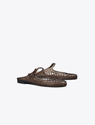 Tory Burch designer sandals Ines Multi-Strap Slide in CAMELLO angle