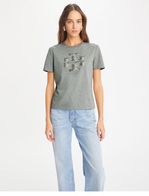 Crystal Logo T-Shirt | Tory Burch