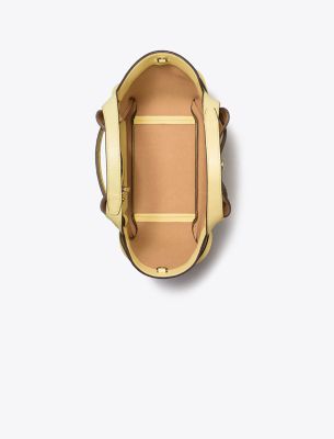 Tory Burch designer sandals Ines Multi-Strap Slide in CAMELLO angle