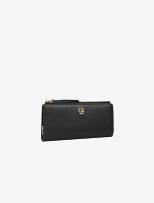  Robinson Pebbled Zip Slim Wallet