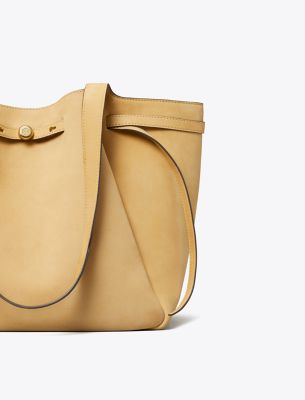 Tory Burch designer sandals Ines Multi-Strap Slide in CAMELLO angle