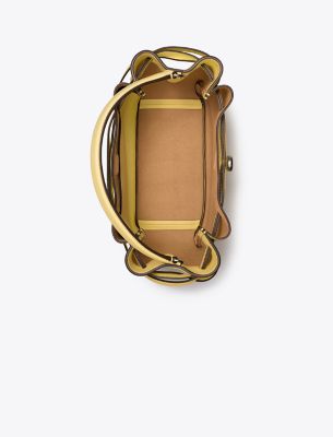 Tory Burch designer sandals Ines Multi-Strap Slide in CAMELLO angle