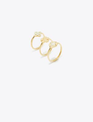  Clover Stacking Ring Set