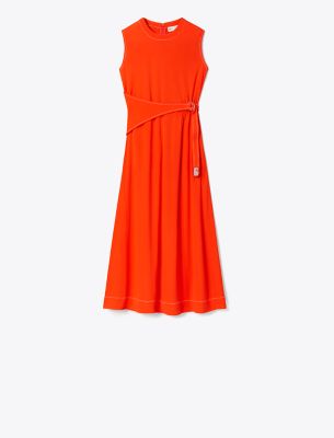  Belted Jersey Dress