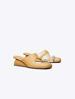 Pierced Mule Wedge