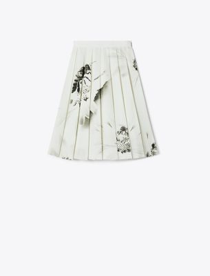  Printed Twill Skirt