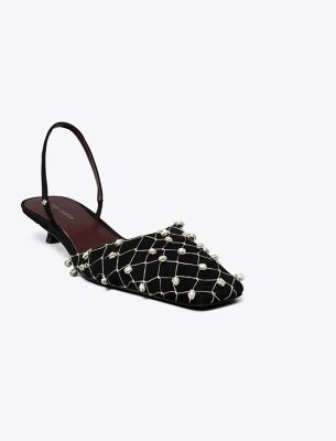 Tory Burch designer sandals Ines Multi-Strap Slide in CAMELLO angle