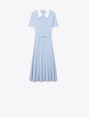  Đầm xếp ly họa tiết T Monogram