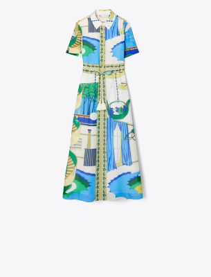 Silk Cotton Voile Shirtdress
