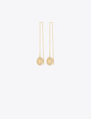  Icon Pavé Threader Earrings