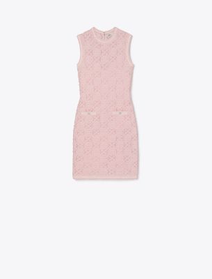  Cotton Pointelle Knitted Tank Dress