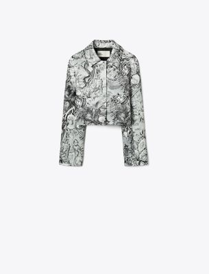  Printed Viscose Blazer