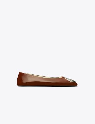 Tory Burch designer sandals Ines Multi-Strap Slide in CAMELLO angle