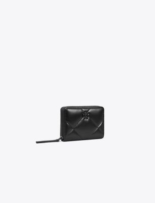  Small Kira Diamond Quilt Zip-Around Wallet