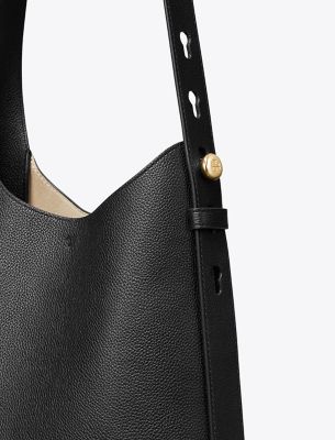 Tory Burch designer sandals Ines Multi-Strap Slide in CAMELLO angle