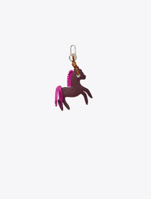  Flat Leather Horse Bag Charm