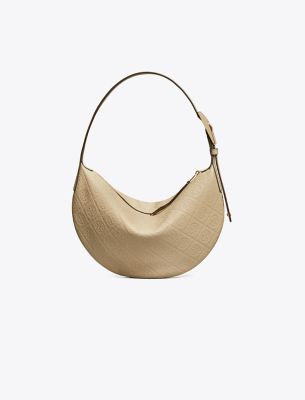 Tory Burch designer sandals Ines Multi-Strap Slide in CAMELLO angle