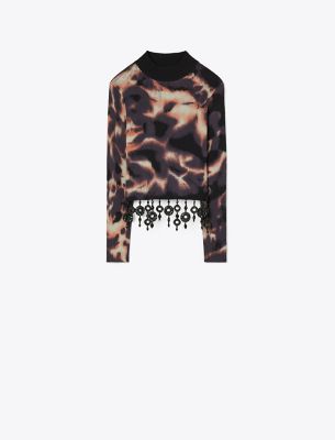  Embellished Cotton Top