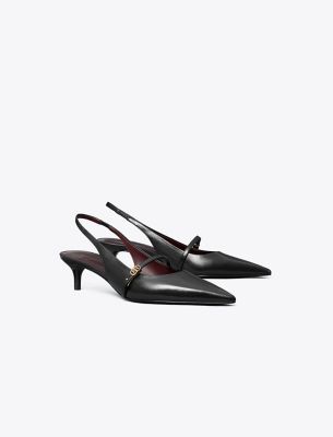  Double T Buckle Mary Jane Slingback Heel