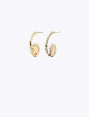  Icon Pavé Loop Earrings