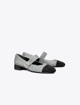  Cap-Toe Crystal Mary Jane