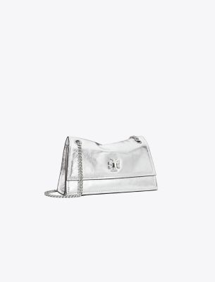  Mini Kira Turnlock Metallic Shoulder Bag