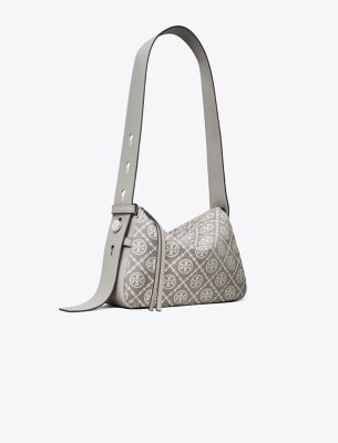  Small Romy T Monogram Shoulder Bag