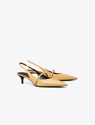  Double T Buckle Mary Jane Slingback Heel