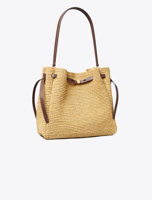  Romy Straw Large Bucket Bag