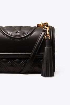 Tory Burch Fleming Small Convertible Shoulder Bag - Black