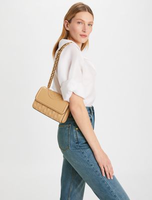 Tory Burch designer sandals Ines Multi-Strap Slide in CAMELLO angle