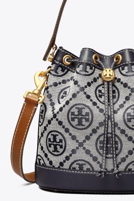 T Monogram Jacquard Bucket Bag Designer Satchels Handbags Crossbody Tote Bags Tory Burch Singapore