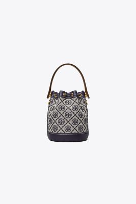 T Monogram Jacquard Mini Bucket Bag