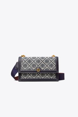 Tory Burch Women's T Monogram Jacquard Small Shoulder Bag