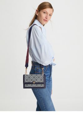 Tory Burch T Monogram Jacquard Mini Crossbody Bag