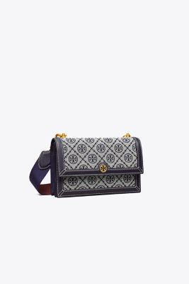 T Monogram Jacquard Mini Shoulder Bag Designer Bags Handbags Satchels Crossbody Tote Bags for Women Tory Burch Hong Kong