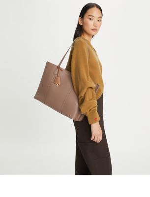 Small Perry Triple-Compartment Tote Bag: Women's Designer Tote Bags