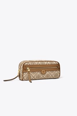  T Monogram Jacquard Dome Cosmetic Case