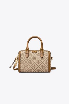 T Monogram Jacquard Mini Barrel