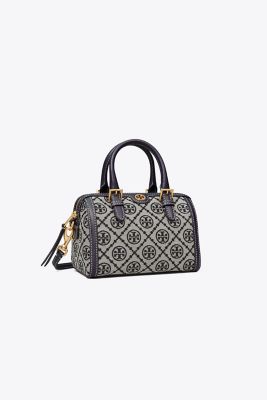 T Monogram Jacquard Mini Barrel