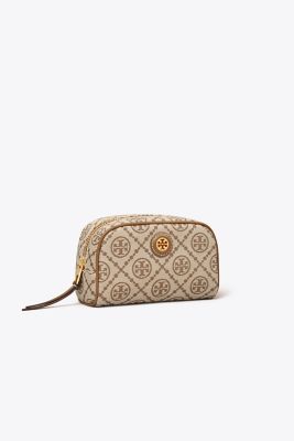  T Monogram Jacquard Mini Cosmetic Case