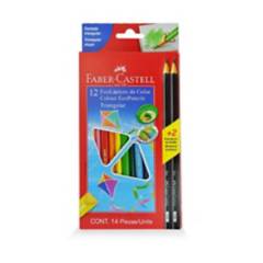 FABER - Kit 12 Lápices Colores Triangulares