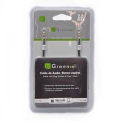 GREEN E - Cable Audio Stereo 3.5mm a 3 mm