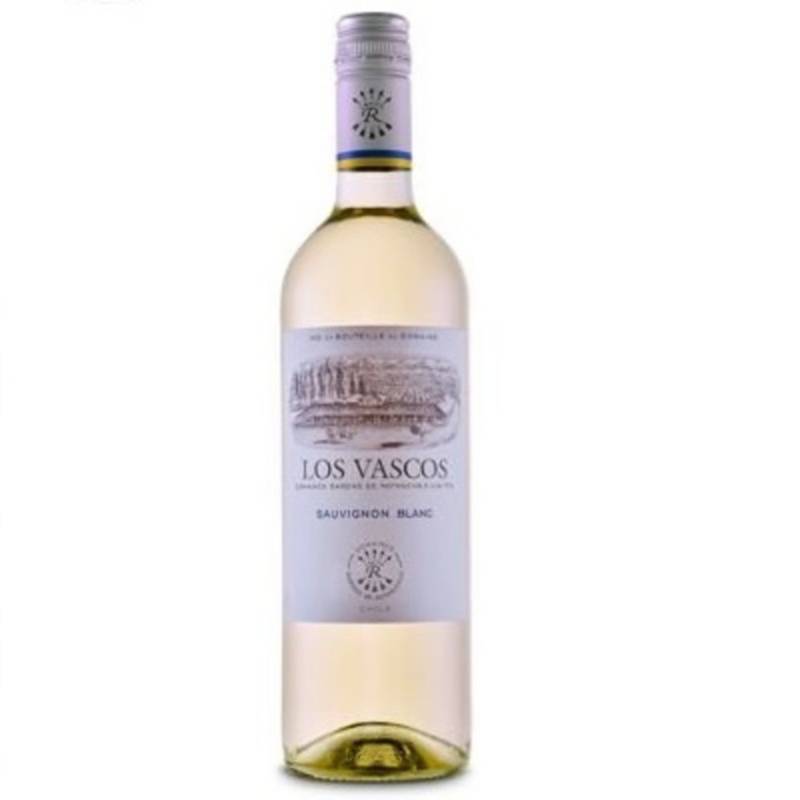 LOS VASCOS - Vino Blanco Reserva Sauvignon Blanc - 750 CC