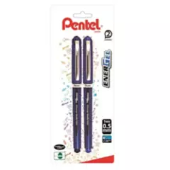 PENTEL - 2 Roller Energel 0,5mm Negro y Azul