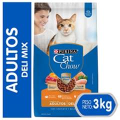 CAT CHOW - ALIMENTO CAT CHOW ADULTOS DELI MIX 3KG.