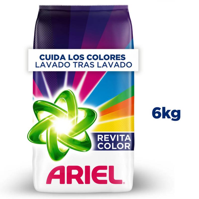 ARIEL - Detergente en Polvo Revitacolor