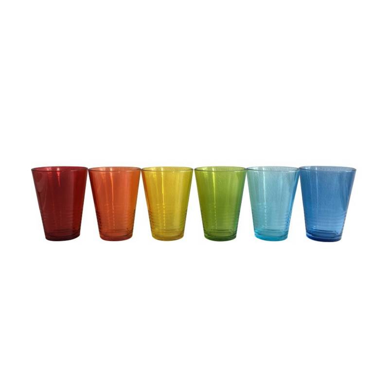 Juego de Vasos Colores 6 piezas